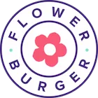 Flower Burger decoration logo